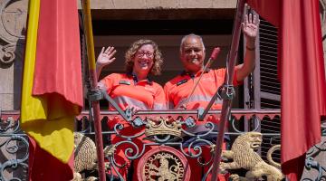 Fotos de los lanzadores del chupinazo de San Fermín 2026, los sanitarios de la subdirección de Urgencias