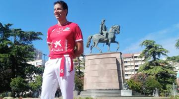 Darío Gómez durante la presentación de la feria de San Mateo