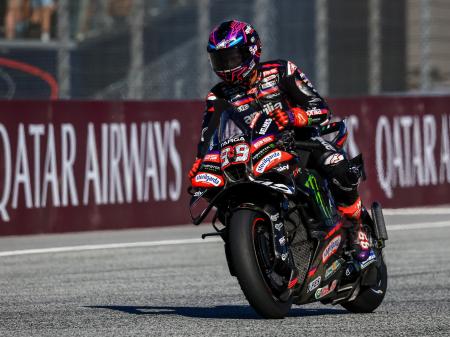 Jorge Martín celebra la victoria al esprint en el GP de Austria