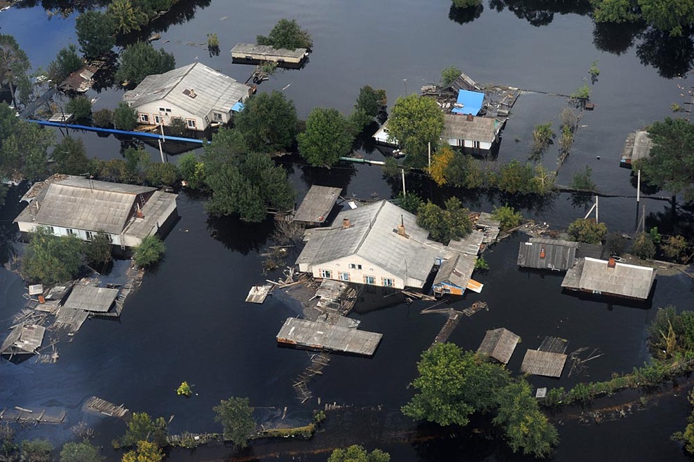 Inundaciones en Rusia