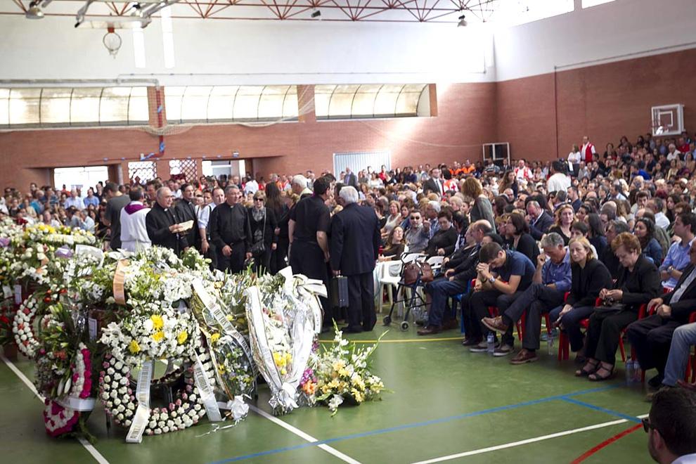 Funeral por los fallecidos en el accidente de tráfico en Badajoz