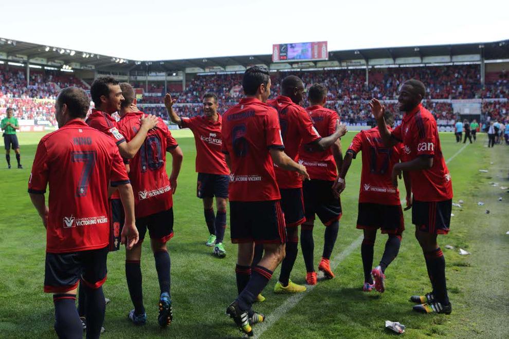 Osasuna no marcaba seis goles en un partido desde 1990