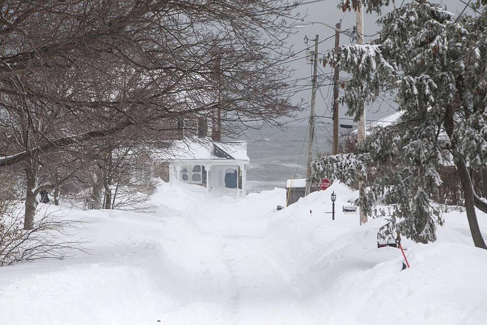 Temporal de nieve en Boston