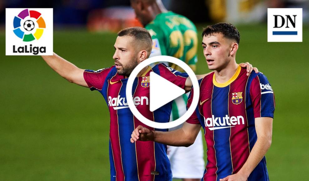 Resumen del Barcelona 52 Betis en vídeo