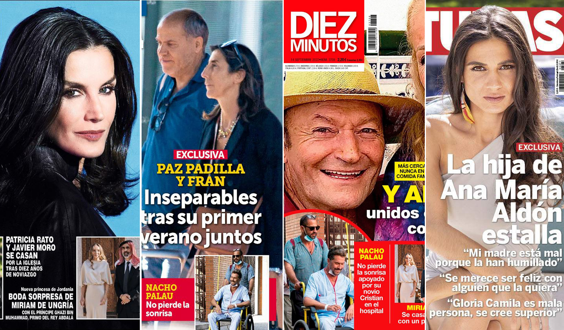 Revistas Del Corazón La Reina Letizia Paz Padilla Los Mohedano Y