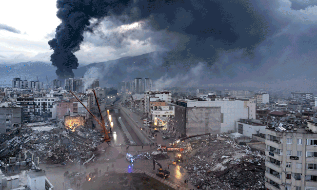 Imágenes del terremoto en Turquía y Siria